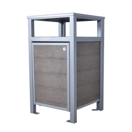 CAD Drawings Wishbone Site Furnishings Urban Form Easy Access Waste Receptacle 